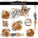 I am enough Torn pages UV DTF Decal sheets