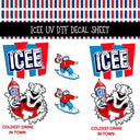 Icee UV DTF Decal sheets