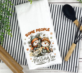 Some People are worth melting for DTF Transfers for pillows and towels