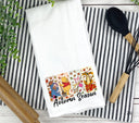 Autumn Season Pooh DTF towel Transfer
