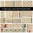 If these walls could talk Patchwork precut vinyl sheet available in 12x12 or 6x6 sizes