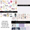 I love cats Doodle Patchwork Set