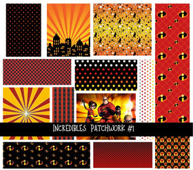 Incredibles Doodle Patchwork Set (2 variations)