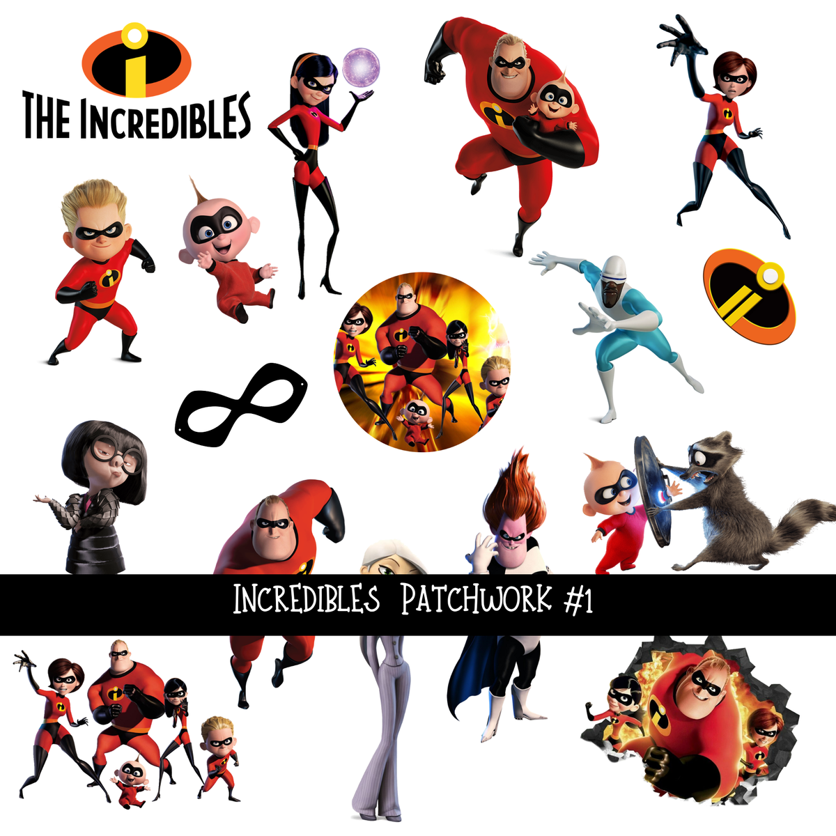 Incredibles Doodle Patchwork Set (2 variations)