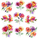 Inked Roses UV DTF Decal sheet