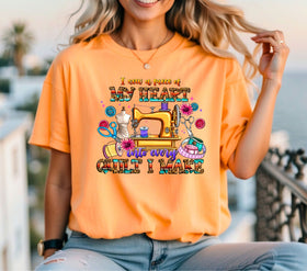 I sew a piece of my heart DTF Transfers