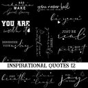 Inspirational Quotes 12 UV DTF Decal Sheets