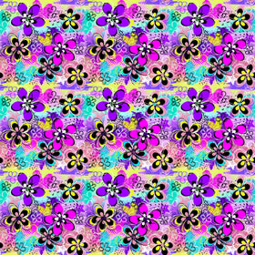 In Your Face Flowers - Adhesive Vinyl