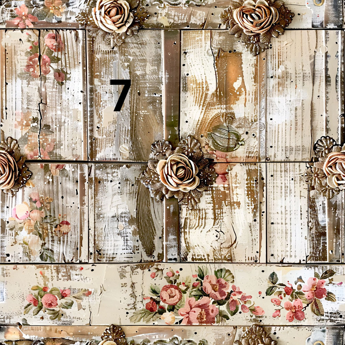 It's so Shabby Collection 12x12 Vinyl Sheets- 12 Designs Available