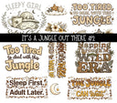It's a jungle out there UV DTF Decal sheets 3 designs available