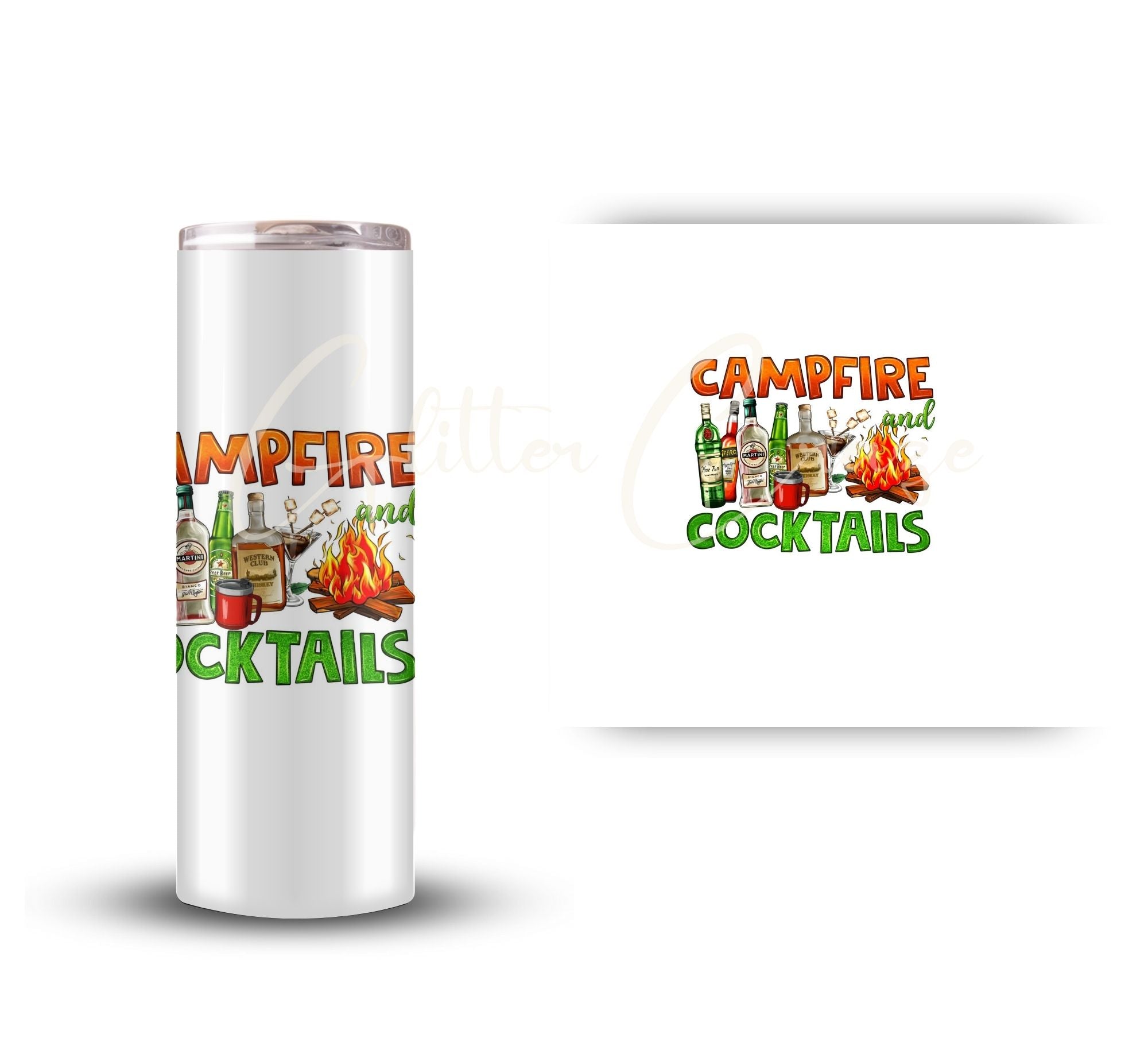 Campfire and Cocktail's UV DTF Decals – Kraft Craze