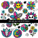 Jack and Sally Torn Pages UV DTF Decal sheets 6 designs available