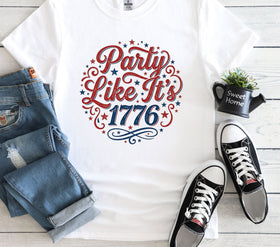 Party like it's 1776 DTF Transfers