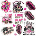 Jeep Girl UV DTF Decal Sheets