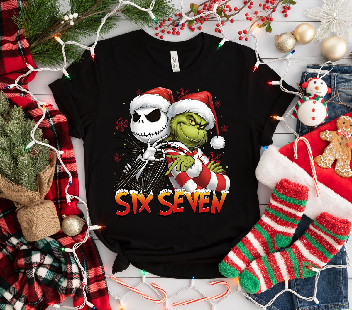 Six Seven Jack and Grinch DTF Transfers