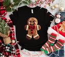 Gingerbread Faux Yarn DTF Transfers