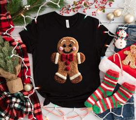 Gingerbread Faux Yarn DTF Transfers