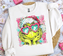 Grinch pink watercolor DTF Transfers