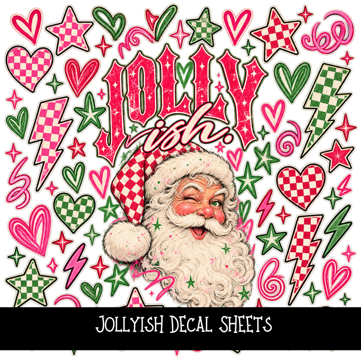 Jollyish UV DTF Decal sheets