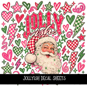 Jollyish UV DTF Decal sheets