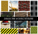 Jurassic Doodle Patchwork Set (2 variations)