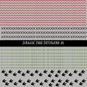 Jurassic Doodle Patchwork Set (2 variations)