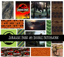 Jurassic Doodle Patchwork Set (2 variations)