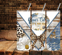Karma's Calling- Daisies and Denim Vsplit  Vinyl tumbler wraps
