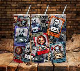 Killer Times vinyl tumbler wraps