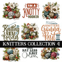 Knitters Collection UV DTF Decal Sheets 9 Design sheets