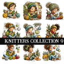 Knitters Collection UV DTF Decal Sheets 9 Design sheets