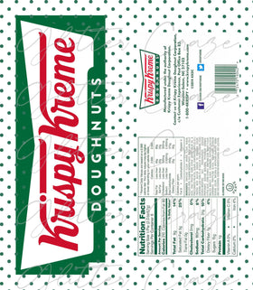 Krispy Doughnut Adhesive Vinyl Wrap