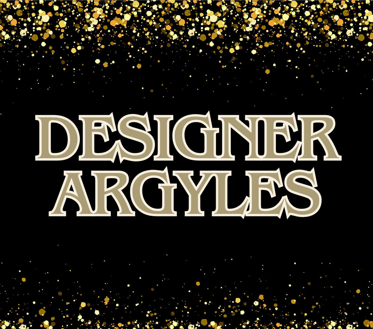 Designer Argyle UV DTF- 4 Designs