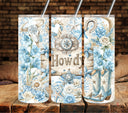 Coastal Cowgirl Vinyl tumbler wraps