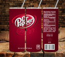 Pepper Vinyl tumbler wraps