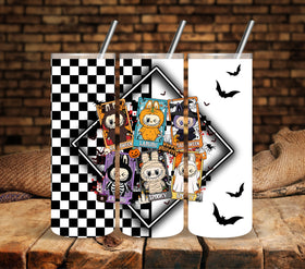 Labubu Halloween Vinyl tumbler wraps