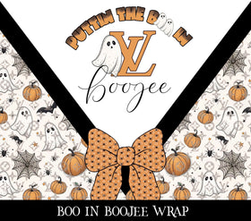 Boo in Boojee Vinyl tumbler wraps