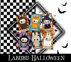 Labubu Halloween Vinyl tumbler wraps