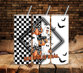 Creepin it real Vinyl tumbler wraps