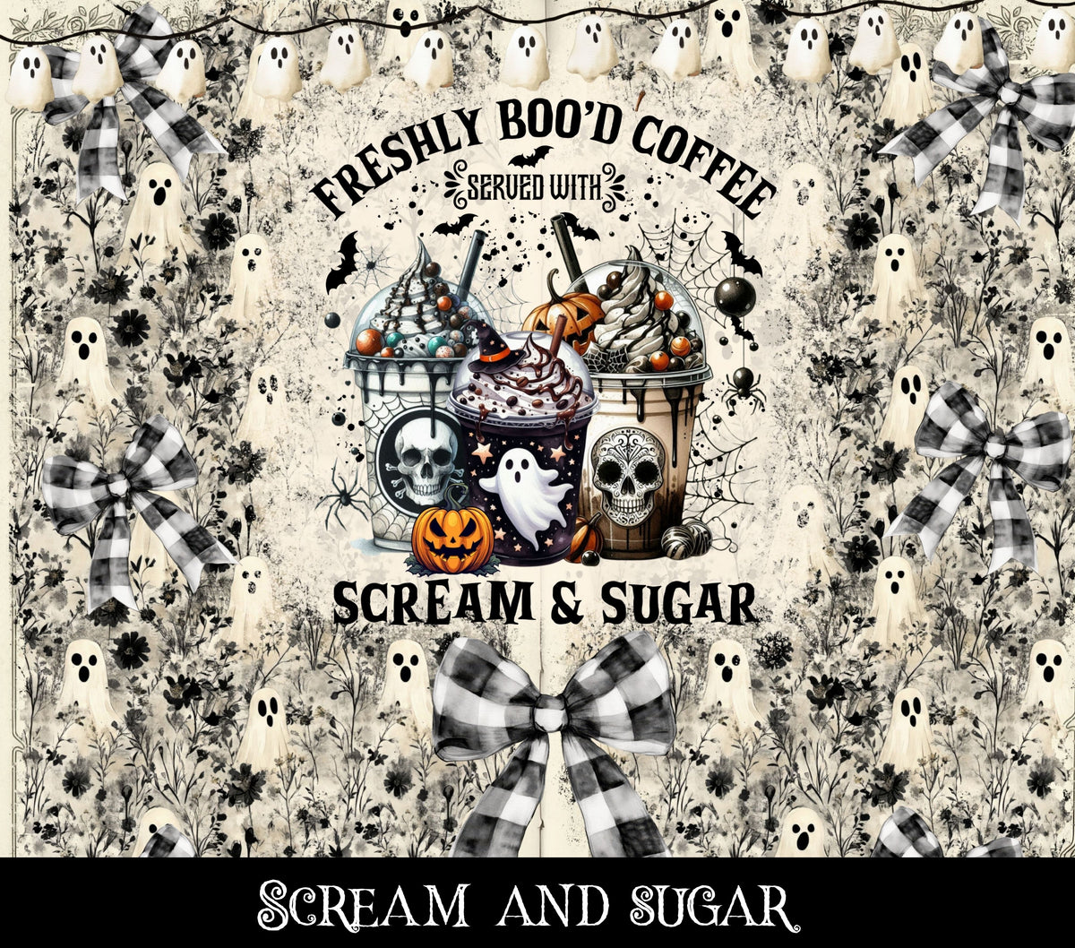 Scream and Sugar Vinyl tumbler wraps