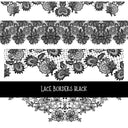 Lace Borders UV DTF Decal sheets