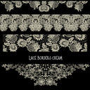 Lace Borders UV DTF Decal sheets