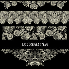 Lace Borders UV DTF Decal sheets