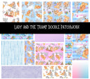 Lady and the Tramp Doodle Patchwork Set