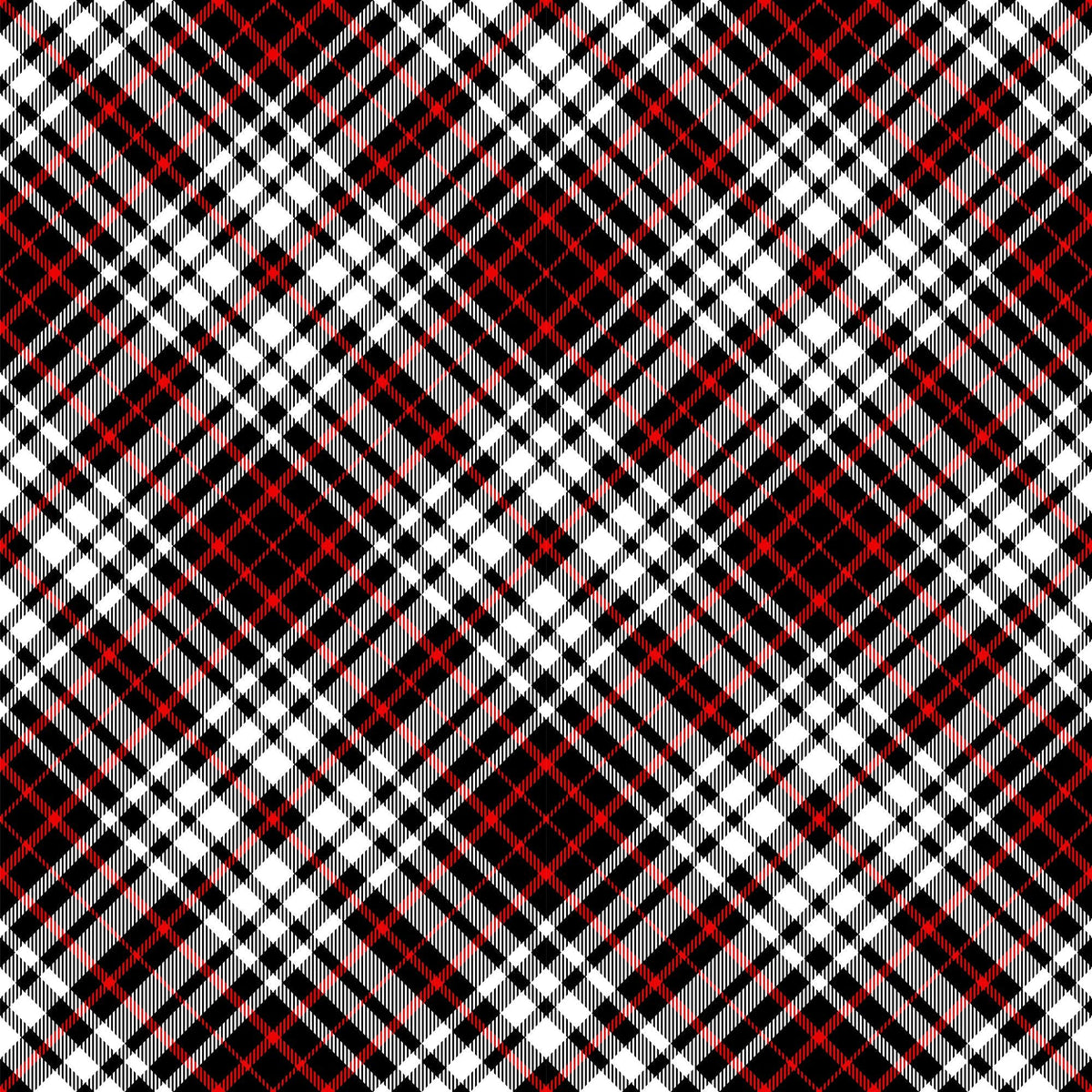 Ladybug Plaid - Adhesive Vinyl
