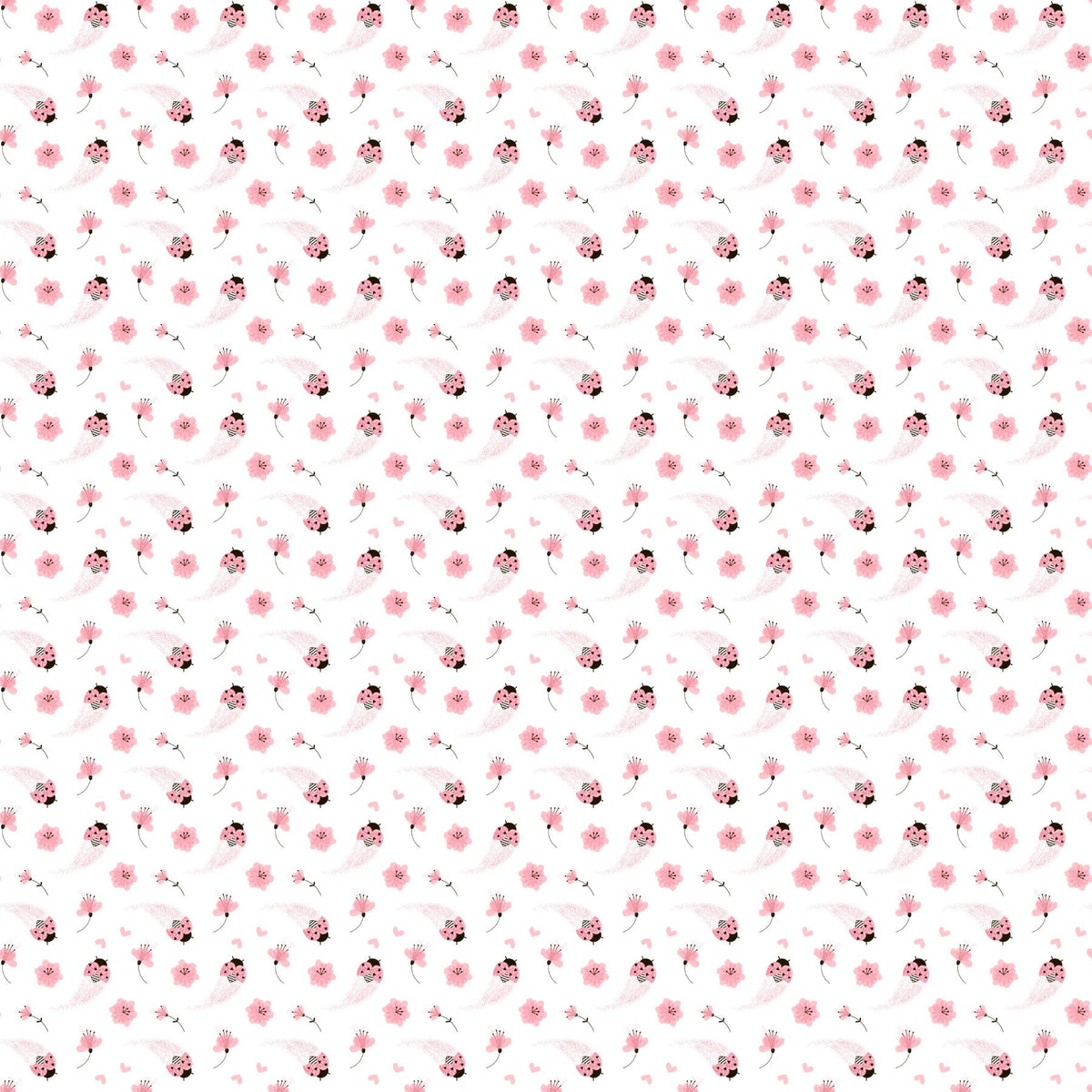 Pink Ladybugs - Adhesive Vinyl