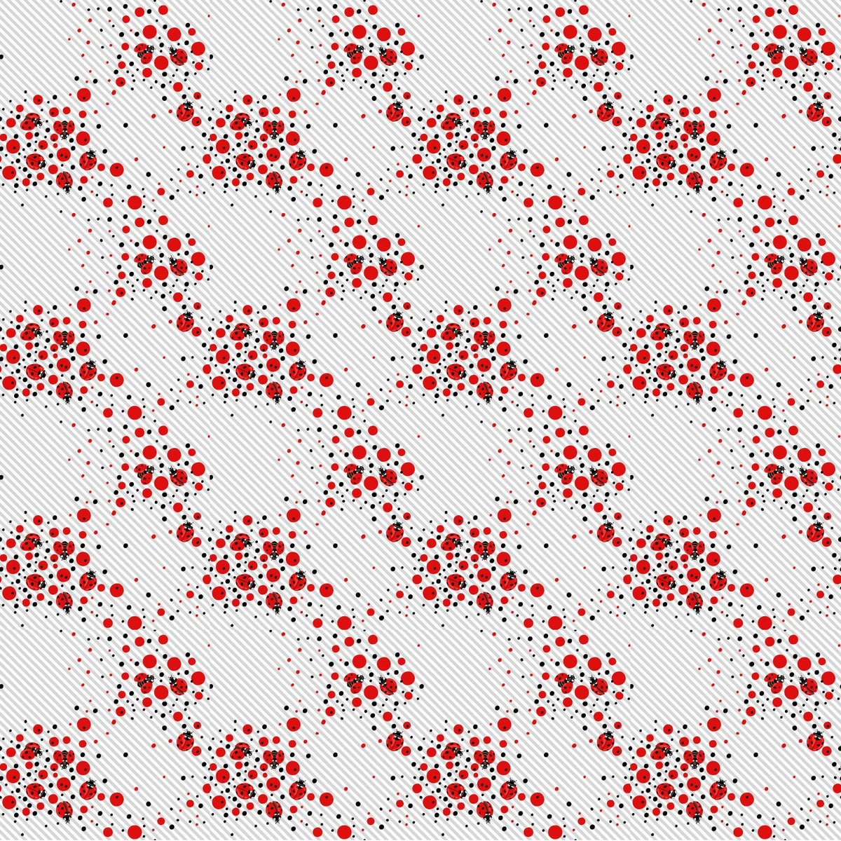 Ladybug Stripe - Adhesive Vinyl