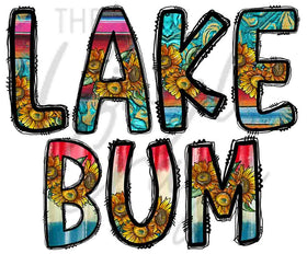 Lake Bum UV DTF Decal