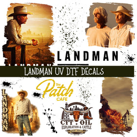 Landman UV DTF Decal sheets