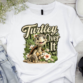 Turtley Over It DTF Transfers